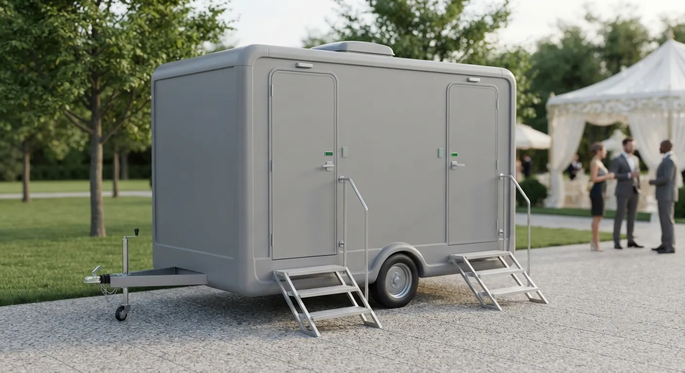 2 Stall Restroom Trailer in Lake Charles, LA