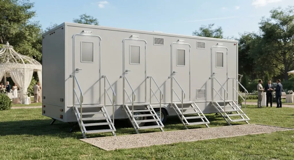 4 Stall Restroom Trailer in Lake Charles, LA