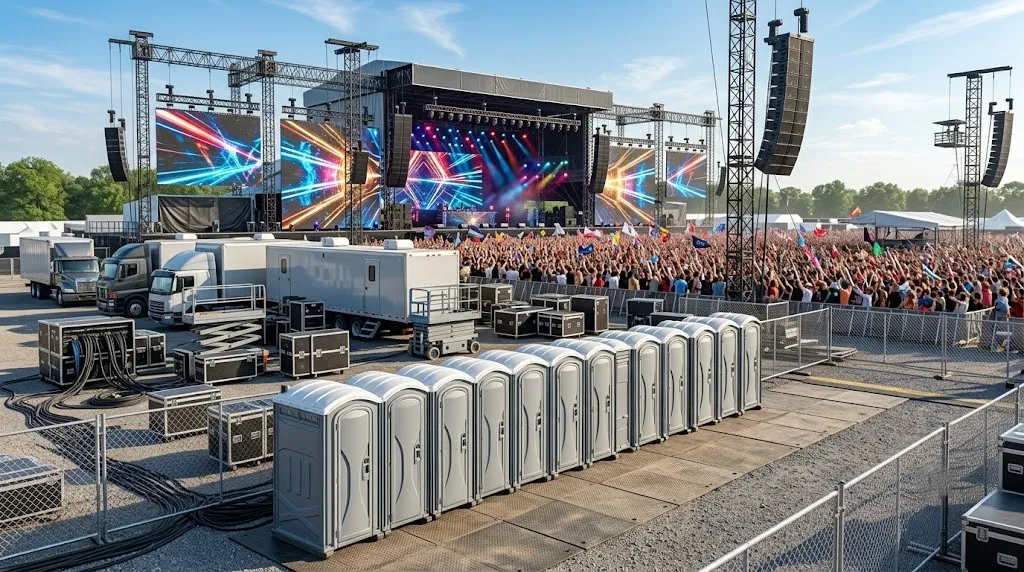 Concert Restroom Rental in Lake Charles, LA