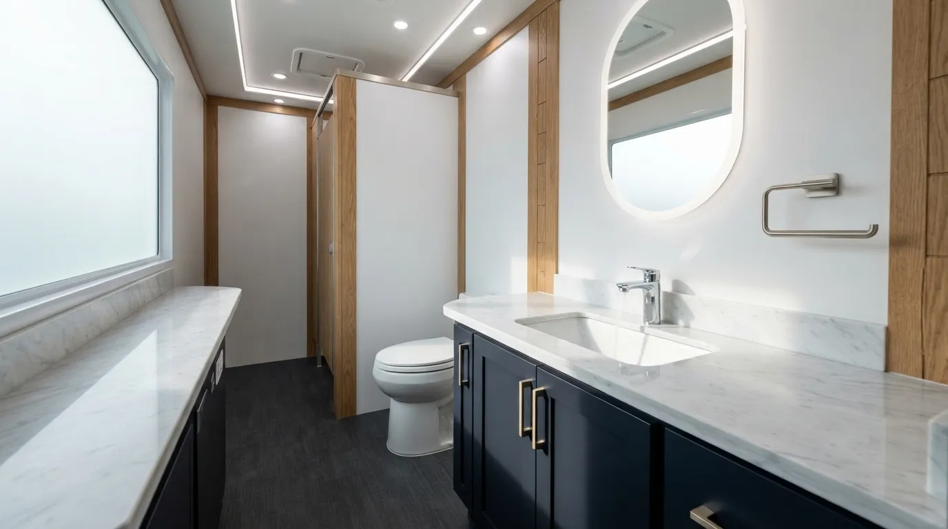 Luxury Restroom Trailer in Lake Charles, LA